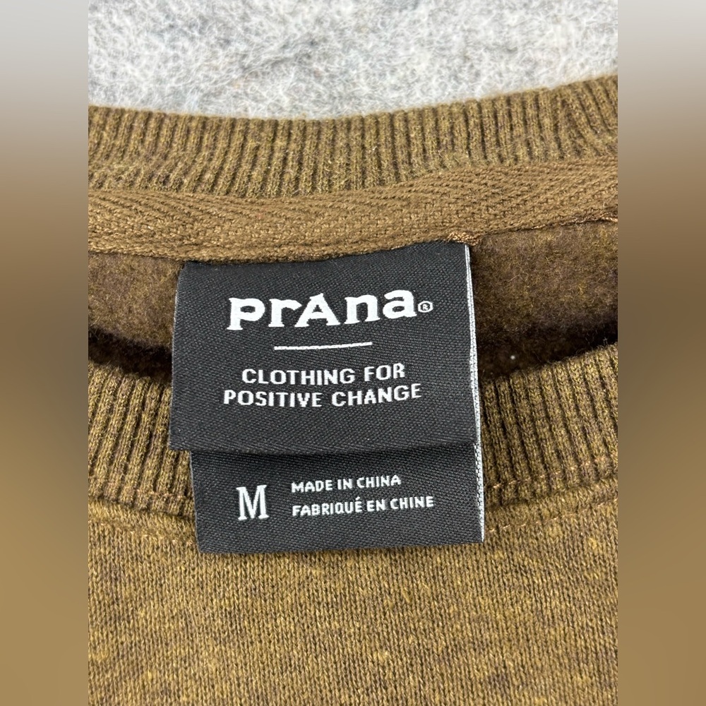 Prana | Cozy Up Pullover | Crewneck | Rich Earth Heather | Women’s Medium | NWT - Picture 5 of 10